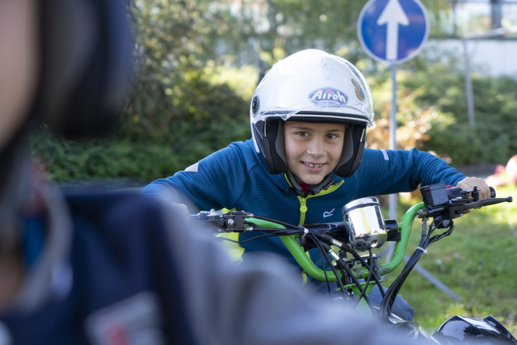 Familienausflug in Müenchen Quadfahren