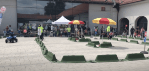 Kind auf Quad im Kloster Fürstenfeld